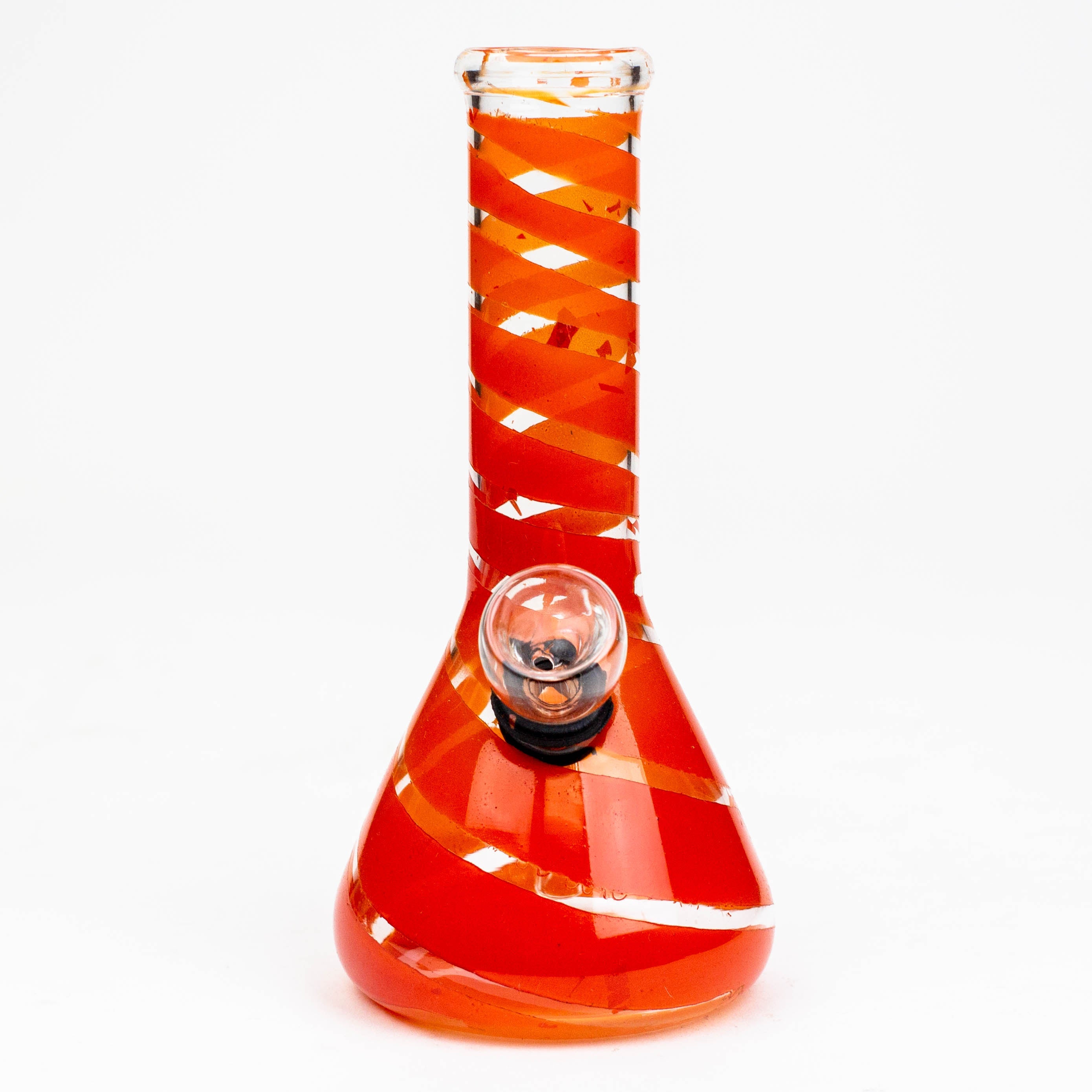 6" glass water bong