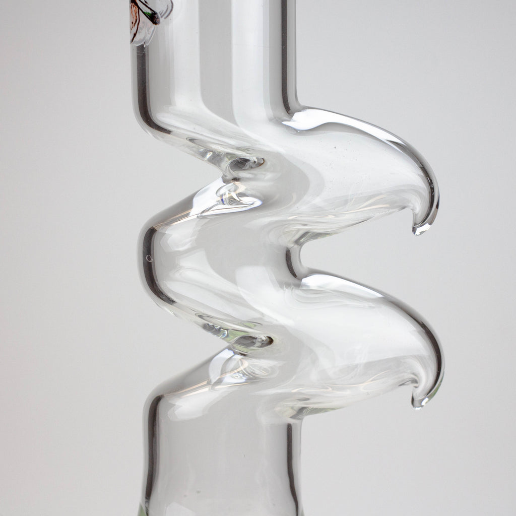 12" Zig-zag water bong -GP1390AST
