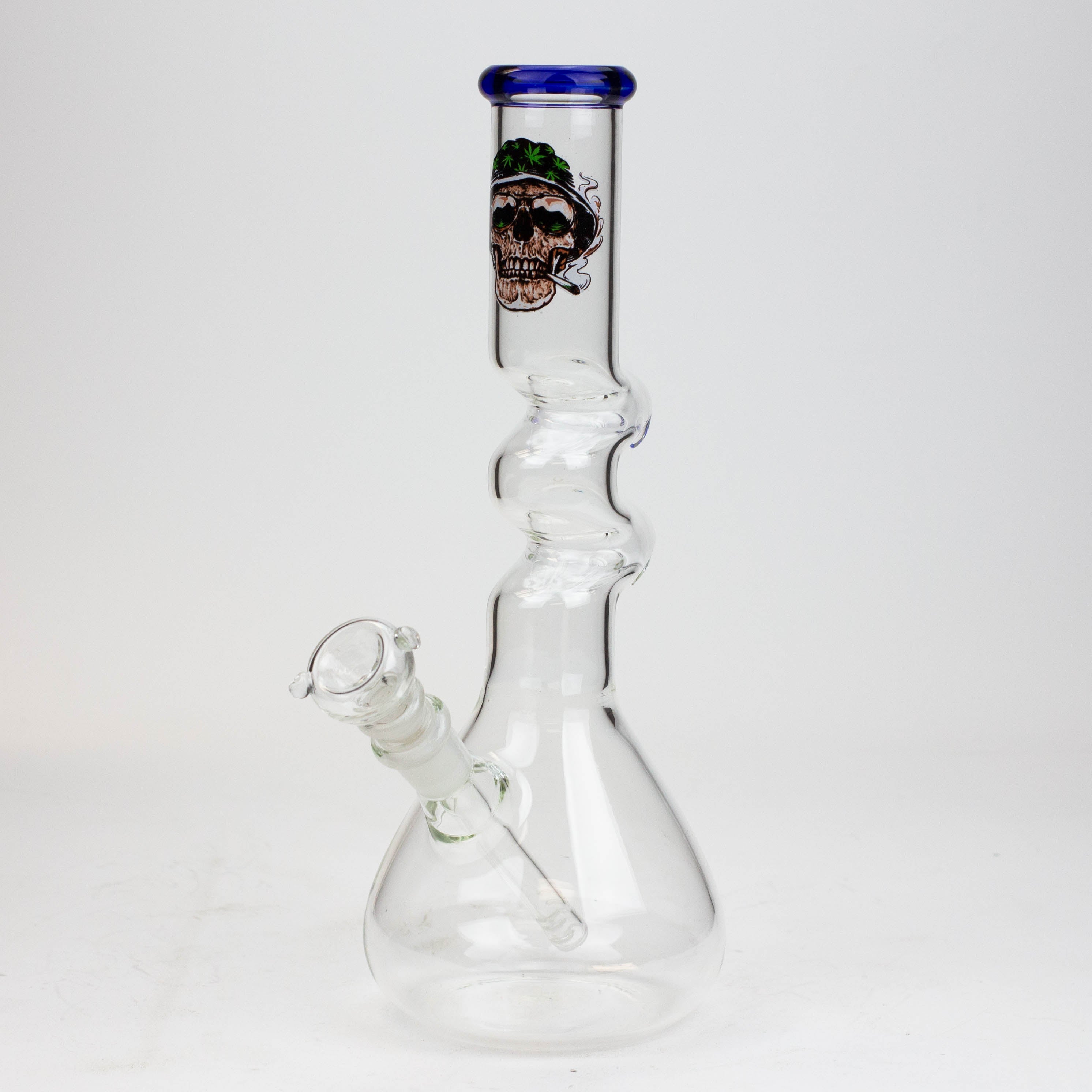 12" Zig-zag water bong -GP1390AST