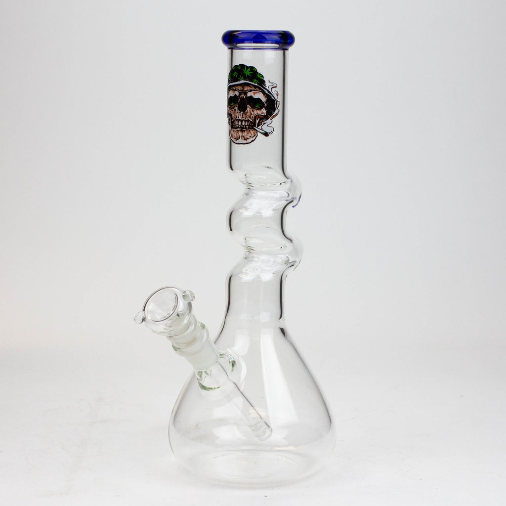 12" Zig-zag water bong -GP1390AST