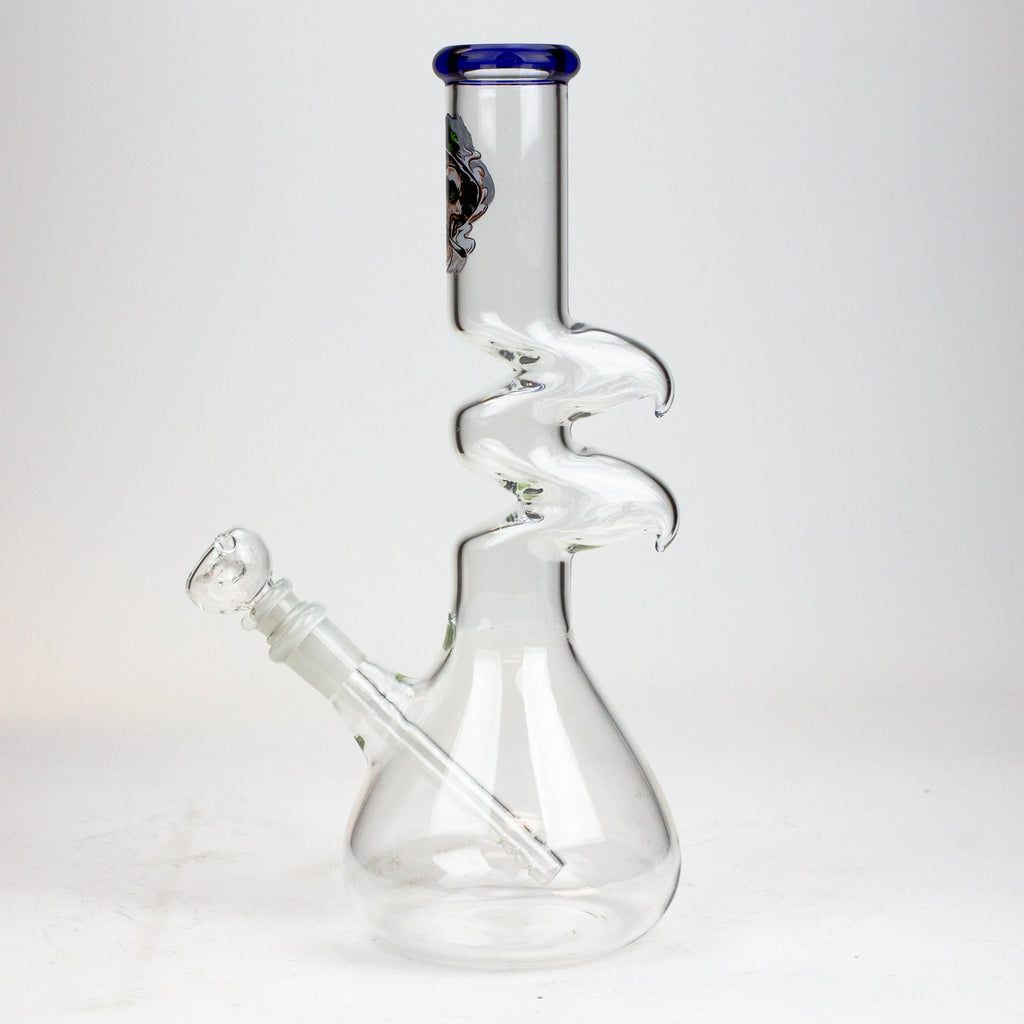 12" Zig-zag water bong -GP1390AST