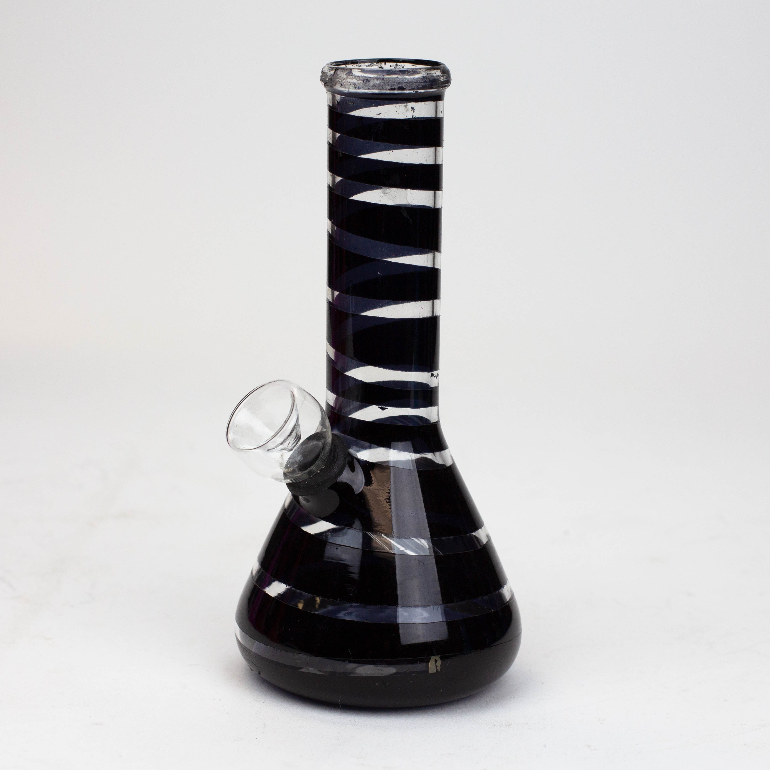 6" glass water bong