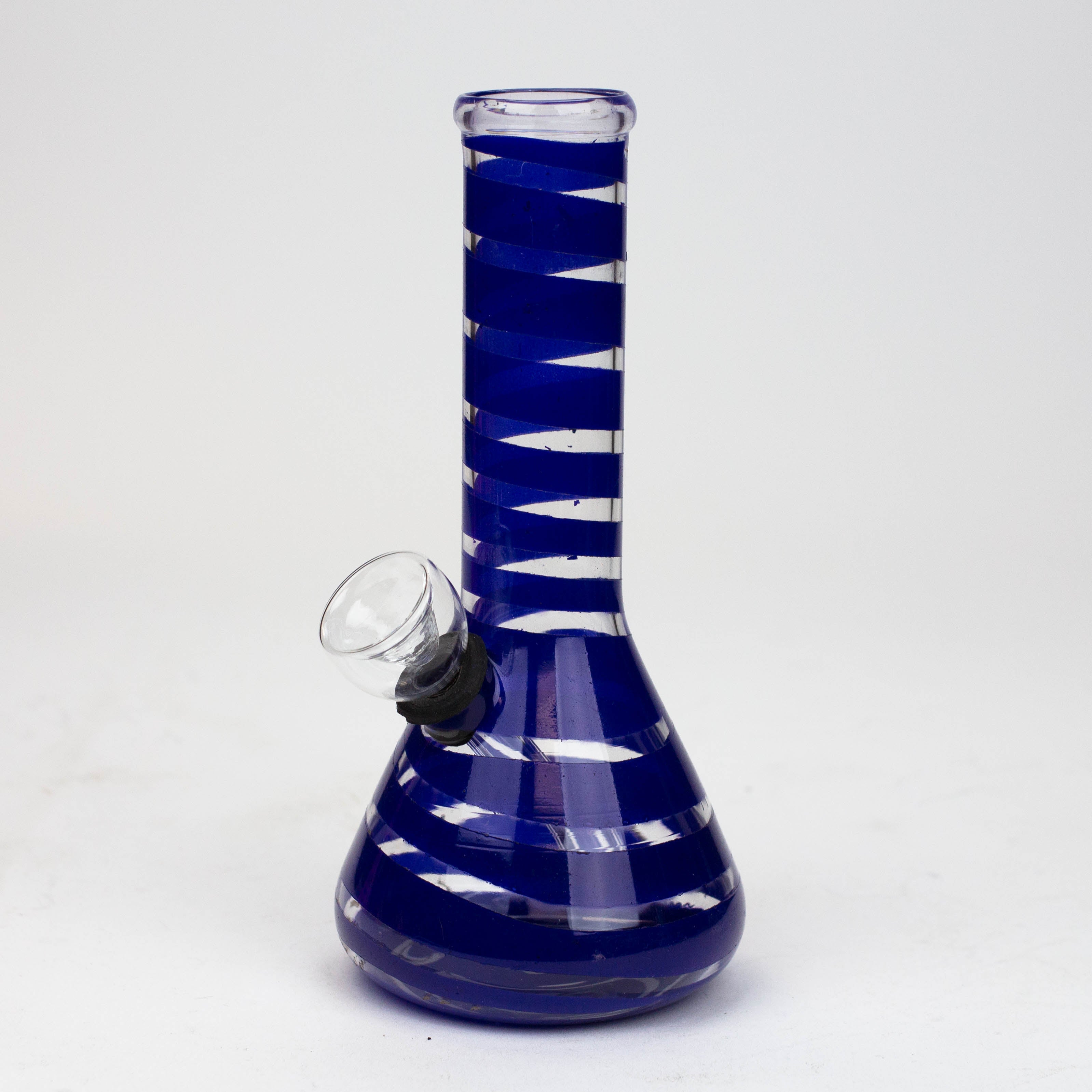 6" glass water bong