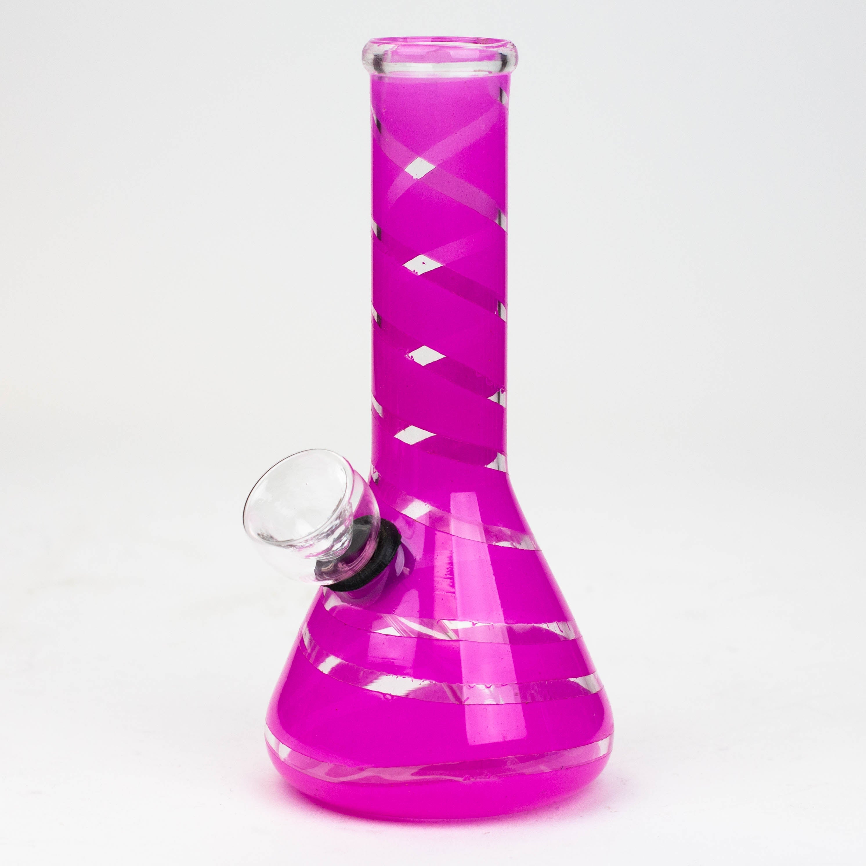 6" glass water bong