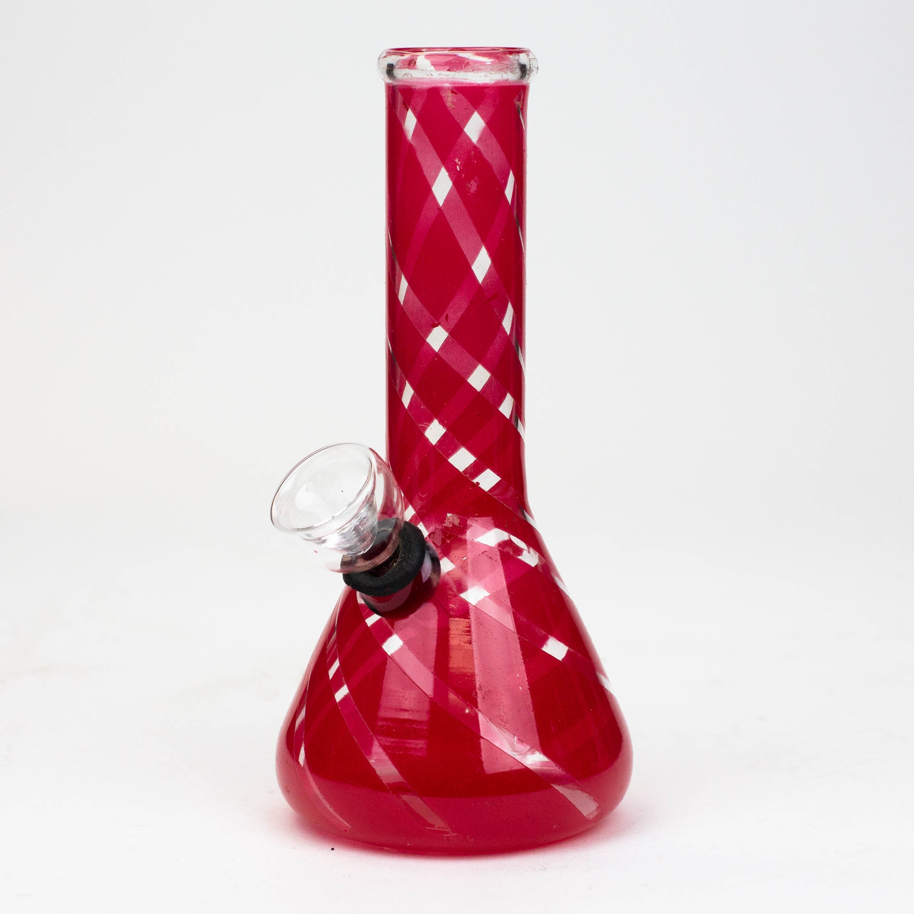 6" glass water bong