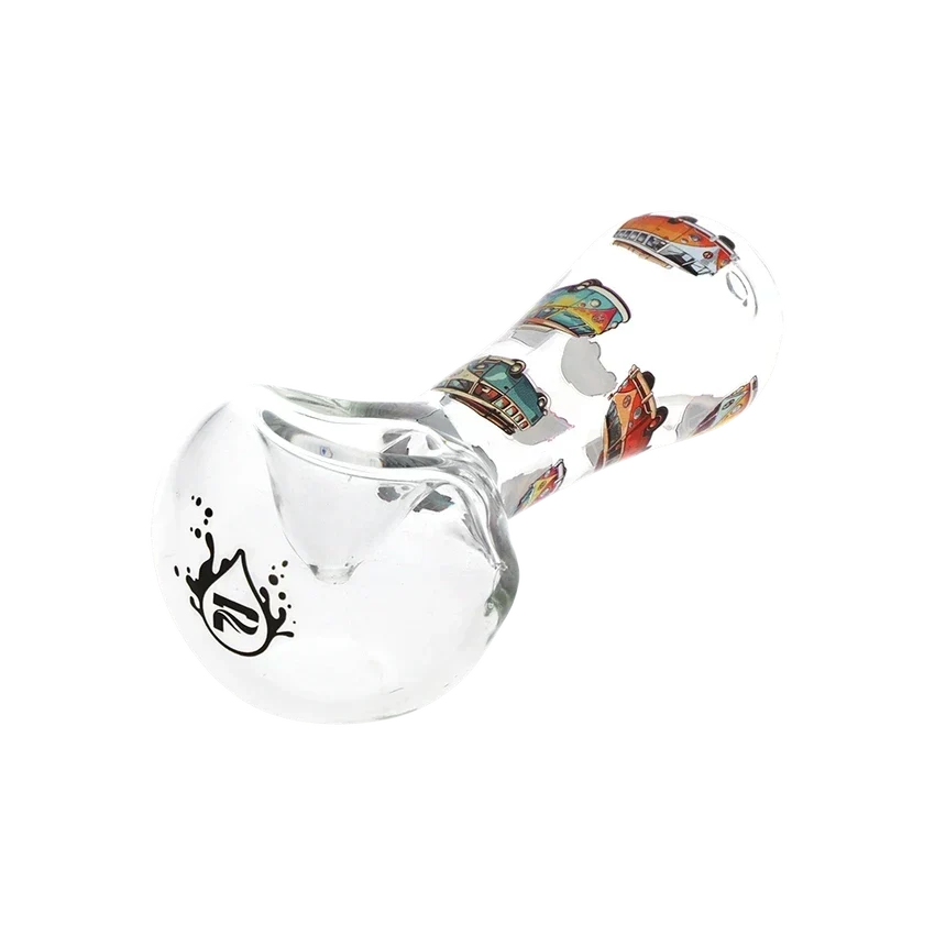Pulsar VW Bus 4.5" Glass Spoon Pipe 3 Count set