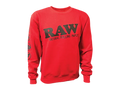 Raw | Crew Neck Red Sweatshirt