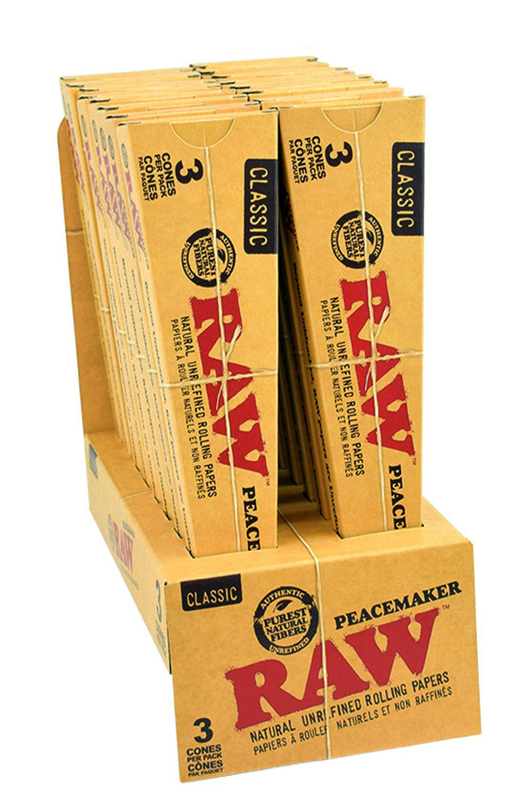 RAW CLASSIC PRE-ROLLED PEACEMAKER CONES