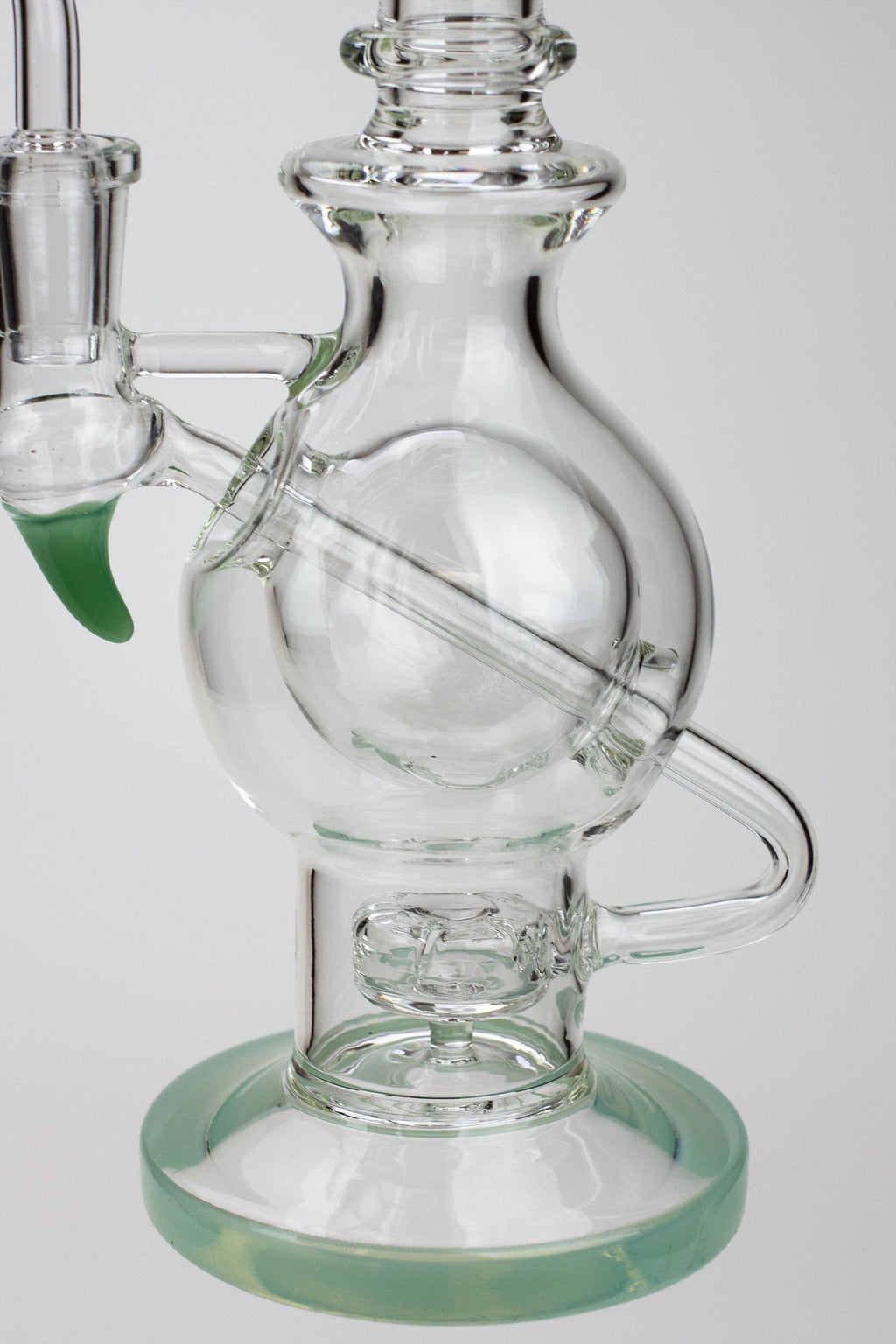 9.5" SOUL Glass 2-in-1 double glass sphere recycler
