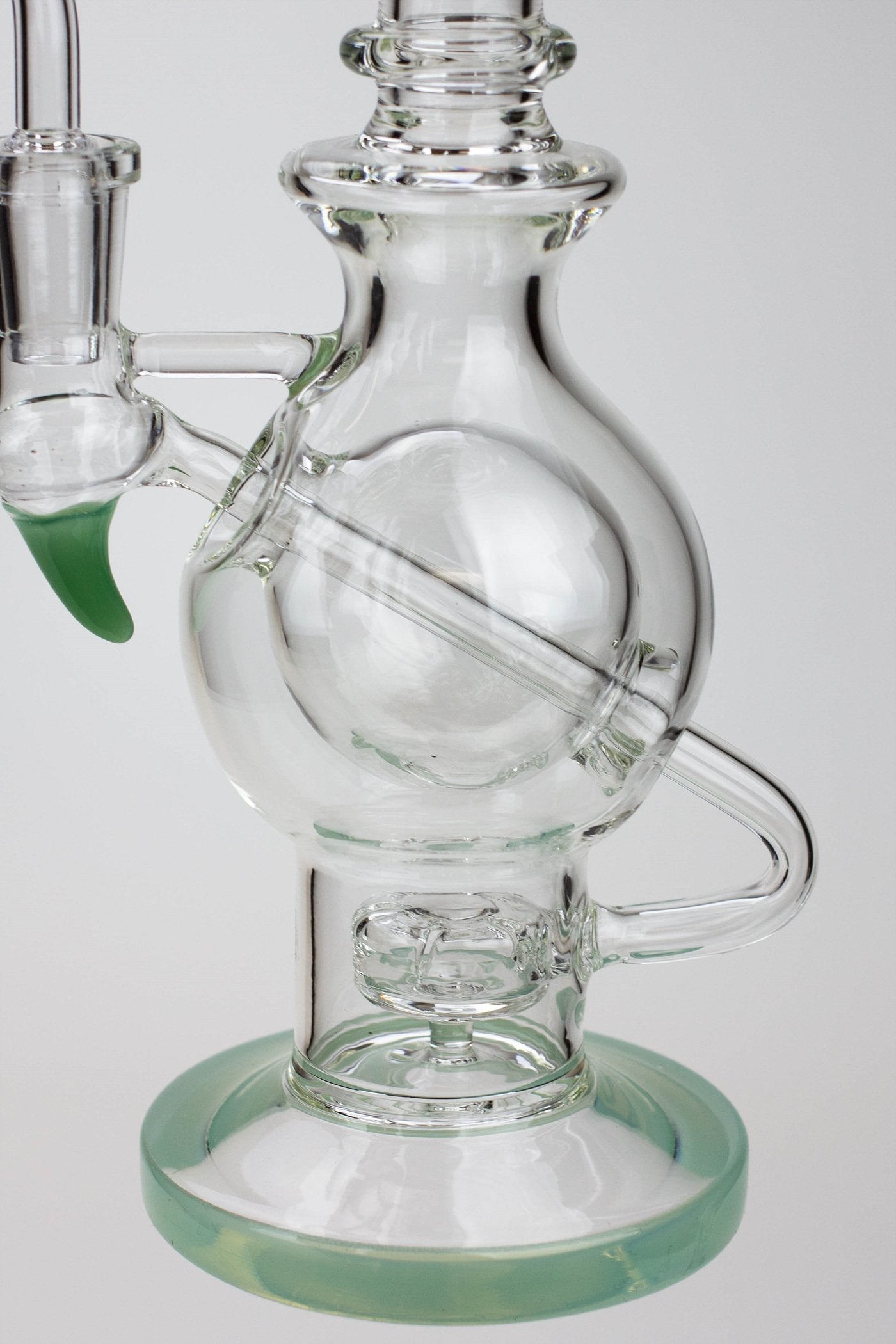 9.5" SOUL Glass 2-in-1 double glass sphere recycler