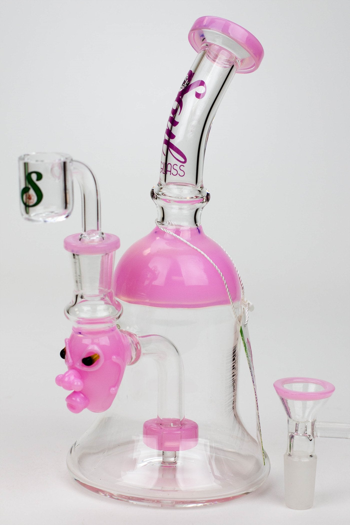 8.5" SOUL Glass 2-in-1 show head diffuser bong