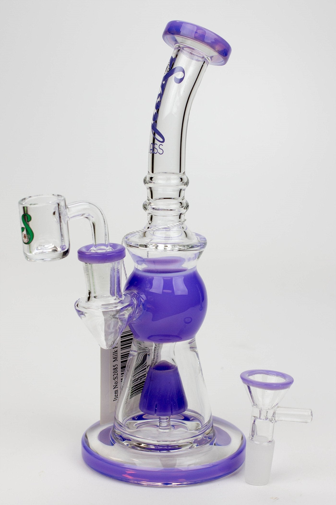 8.2" SOUL Glass 2-in-1 Cone diffuser glass bong
