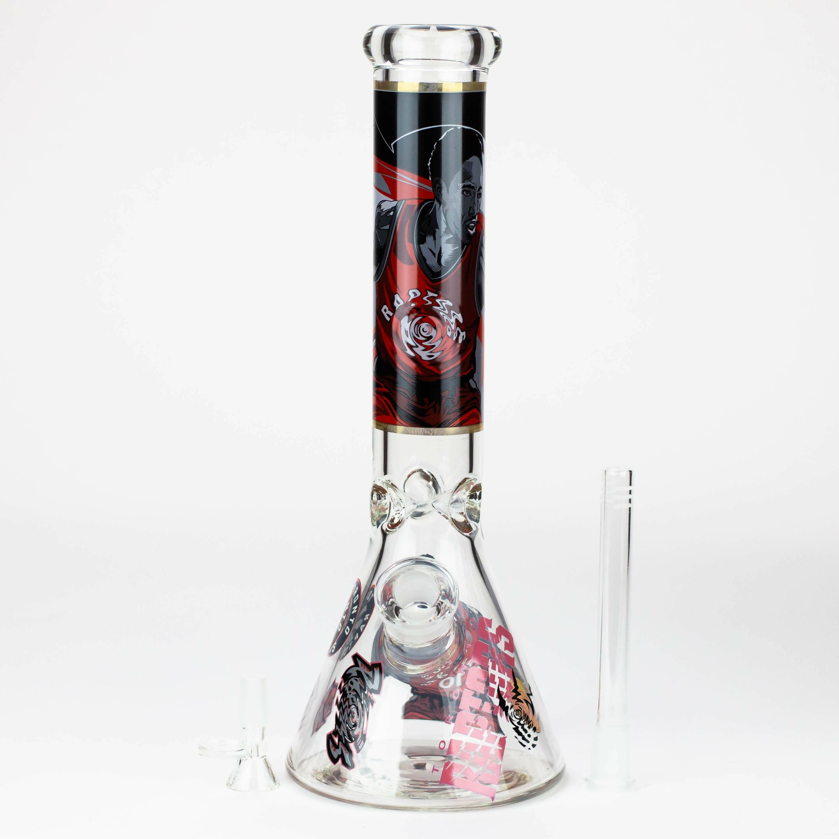 14" TO Champions 7mm glass water bong