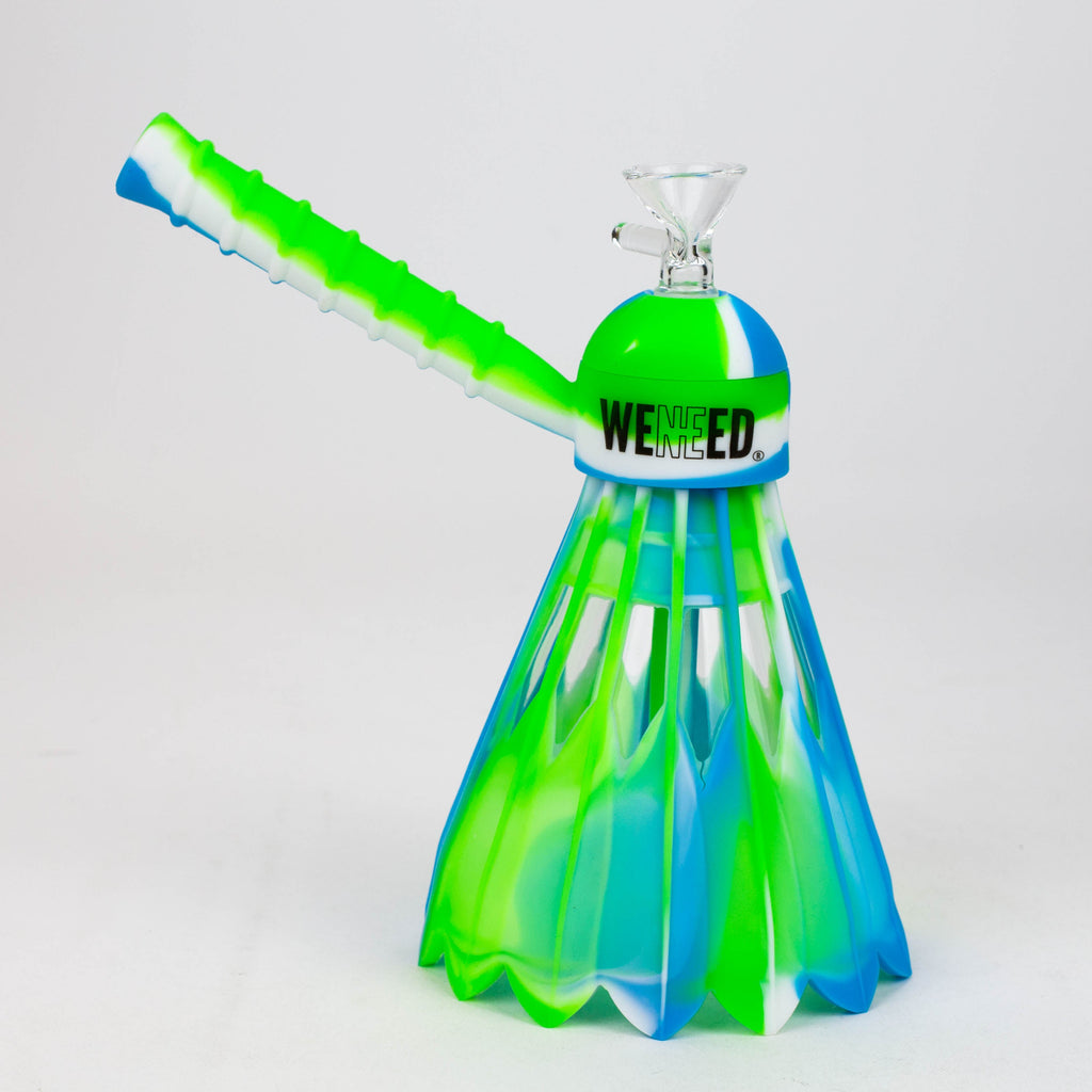WENEED®- 12" Silicone Badminton Birdie Water Pipe