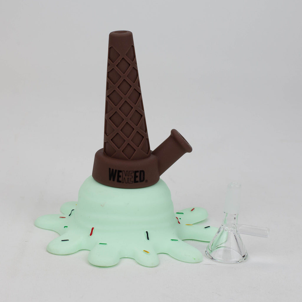 WENEED®- 5.5" Silicone Ice Cream Water Pipe