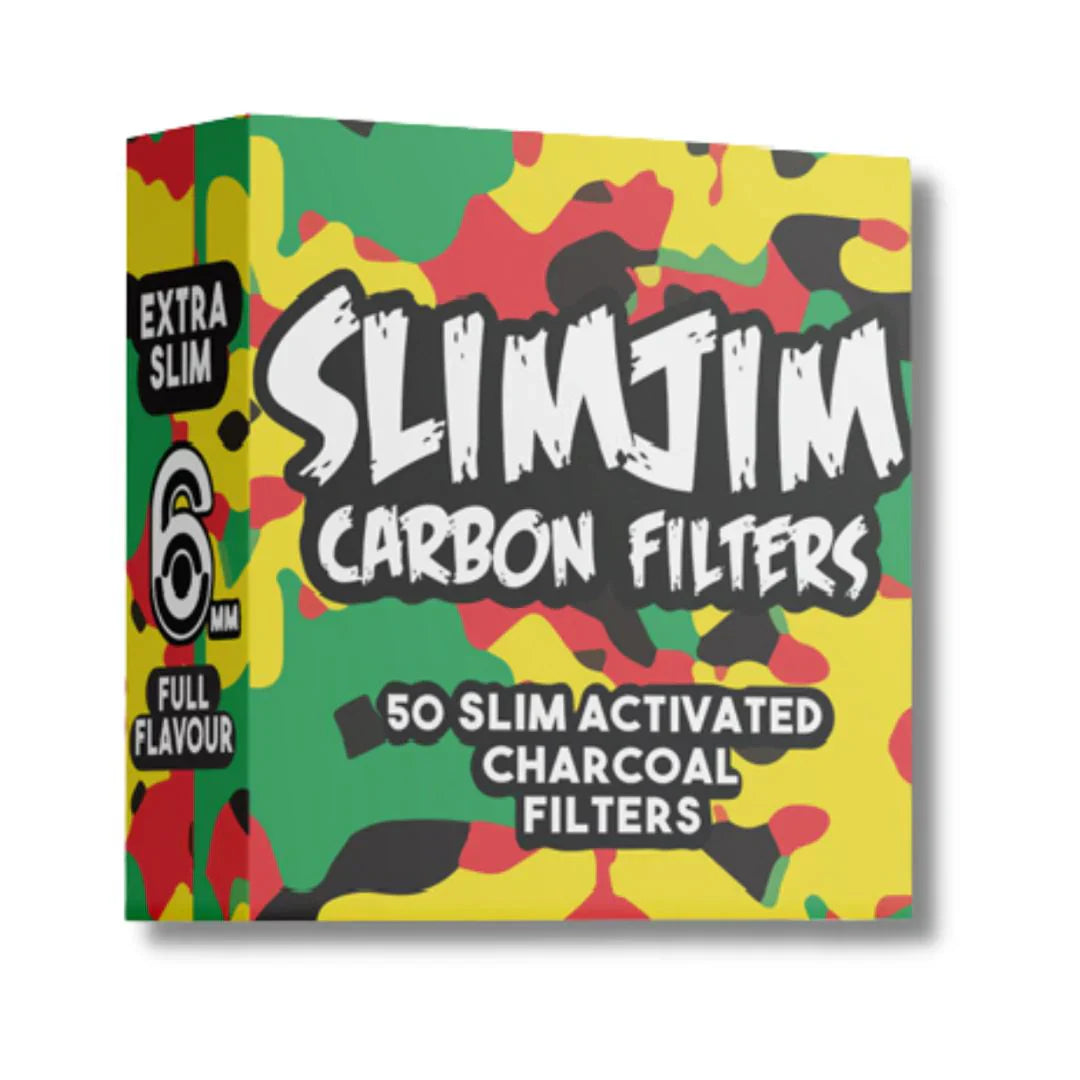 Slimjim - Camo Carbon Filters (6mm) (Pack of 10)
