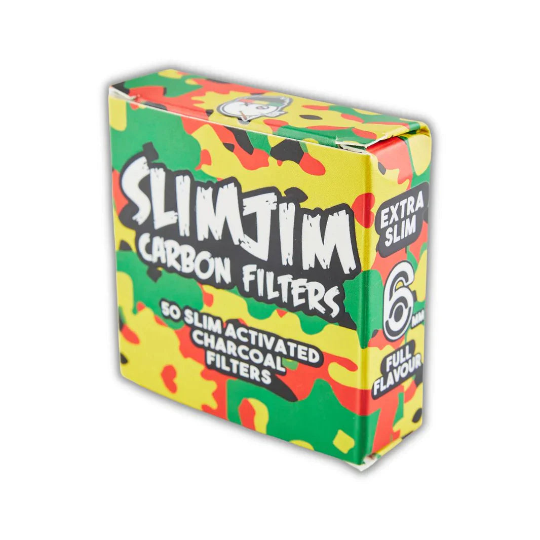 Slimjim - Camo Carbon Filters (6mm) (Pack of 10)