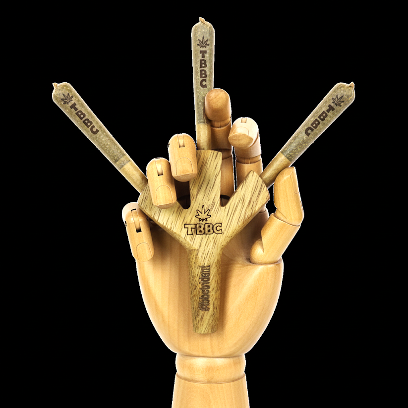 TBBC Trident Wooden Joint Holder - 3 in 1 holder - 32 pack