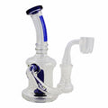 BoroSci | 6" Circ Recycler Glass Rig