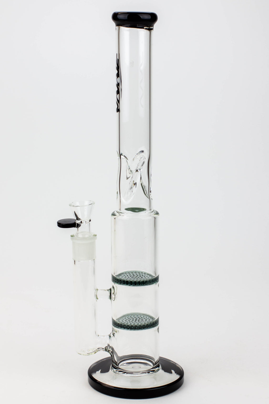 15" WAVE Dual honeycomb glass Bong [W2]