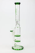 15" WAVE Dual honeycomb glass Bong [W2]