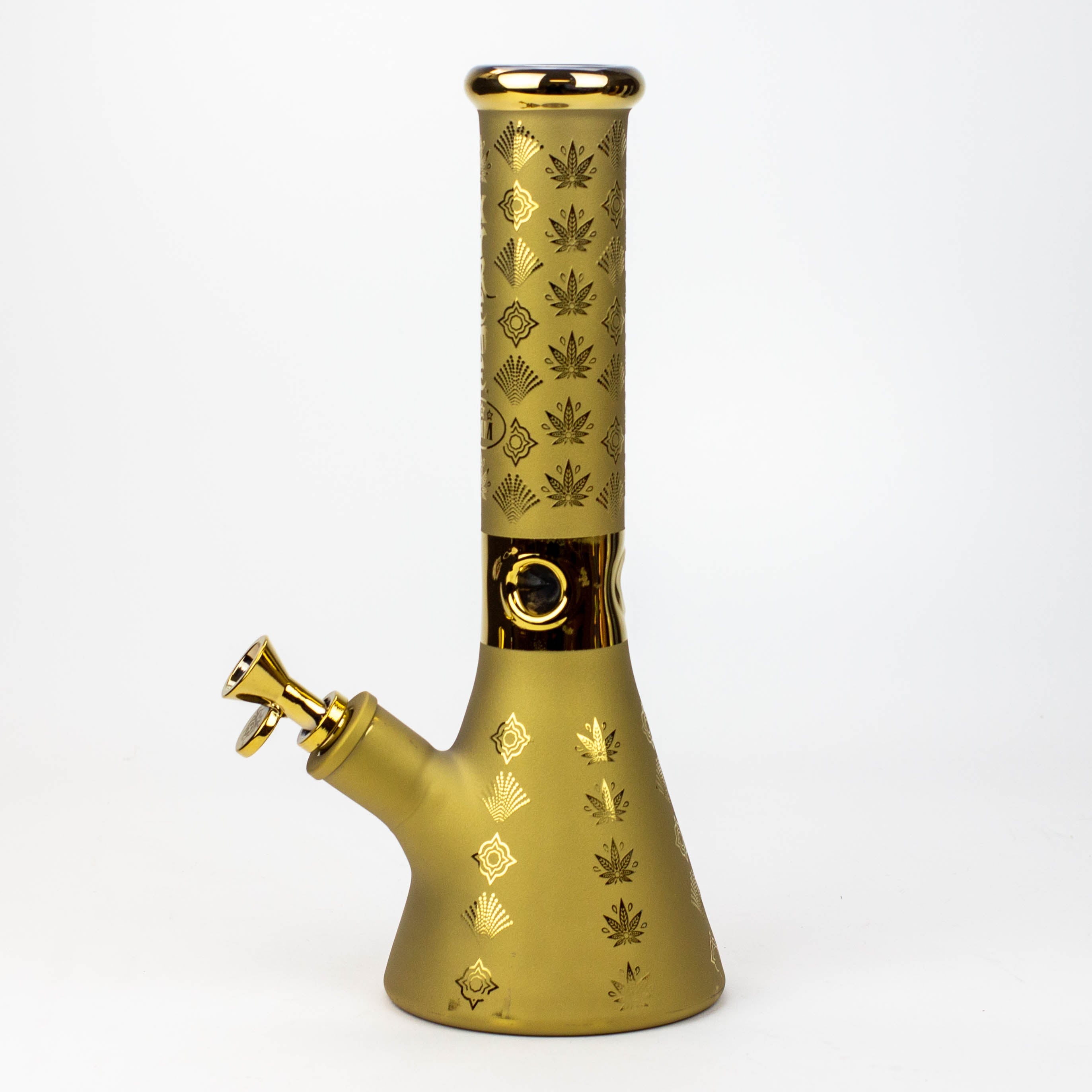 13" XTREME Glass / 7 mm / Sandblast Electroplated Glass beaker Bong [XTR-M209]