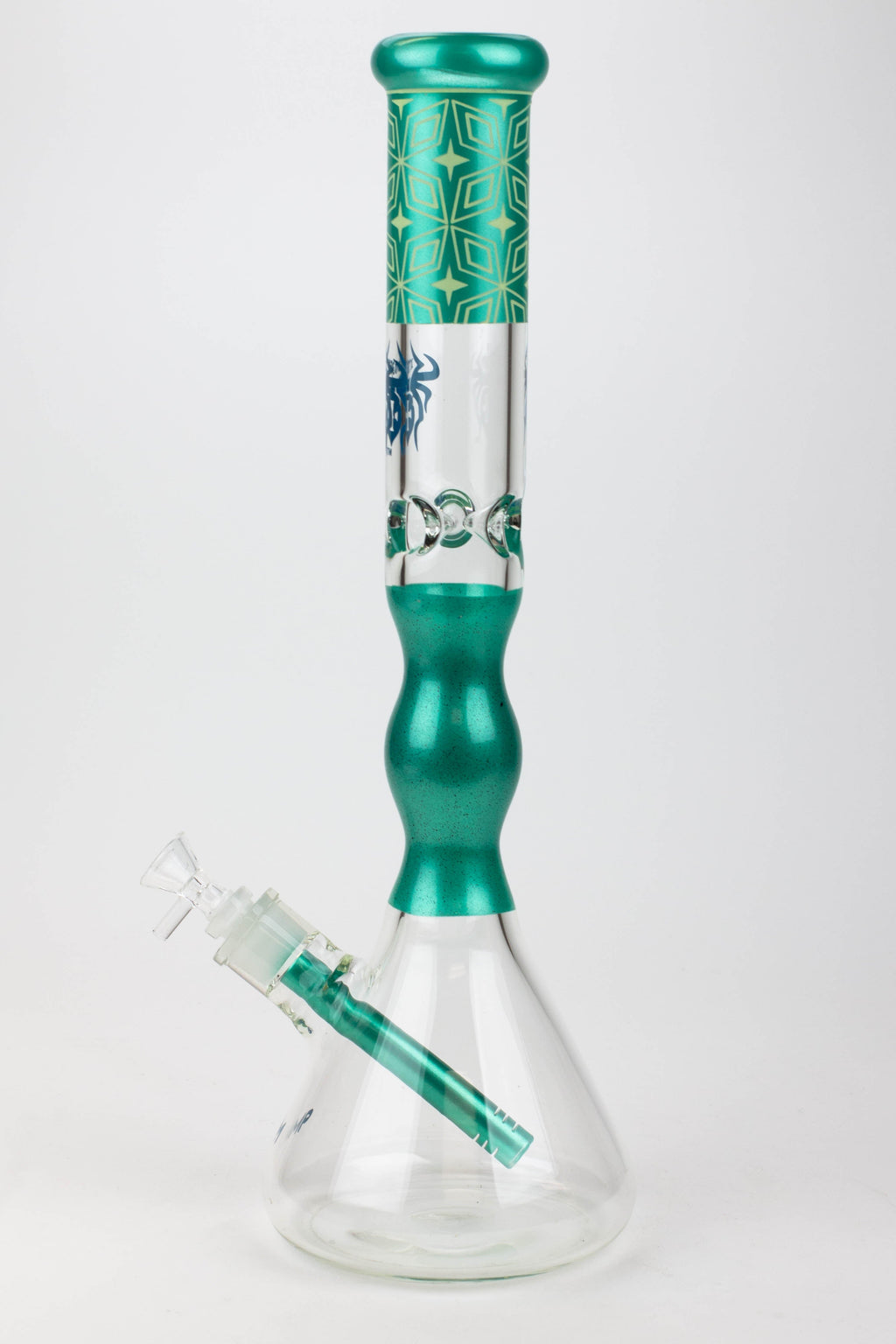 19" XTREME / 9 mm / Curbed tube glass Bong [XTR5001]