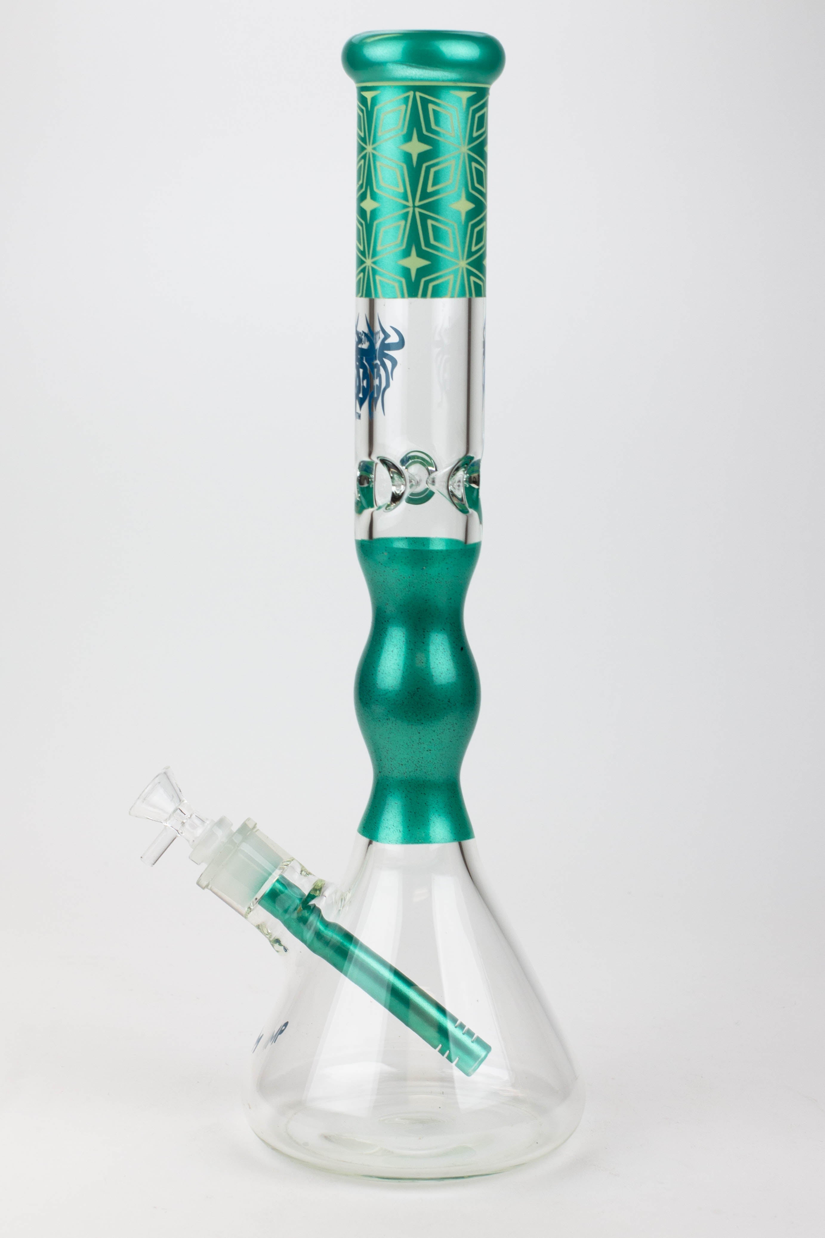 19" XTREME / 9 mm / Curbed tube glass Bong [XTR5001]