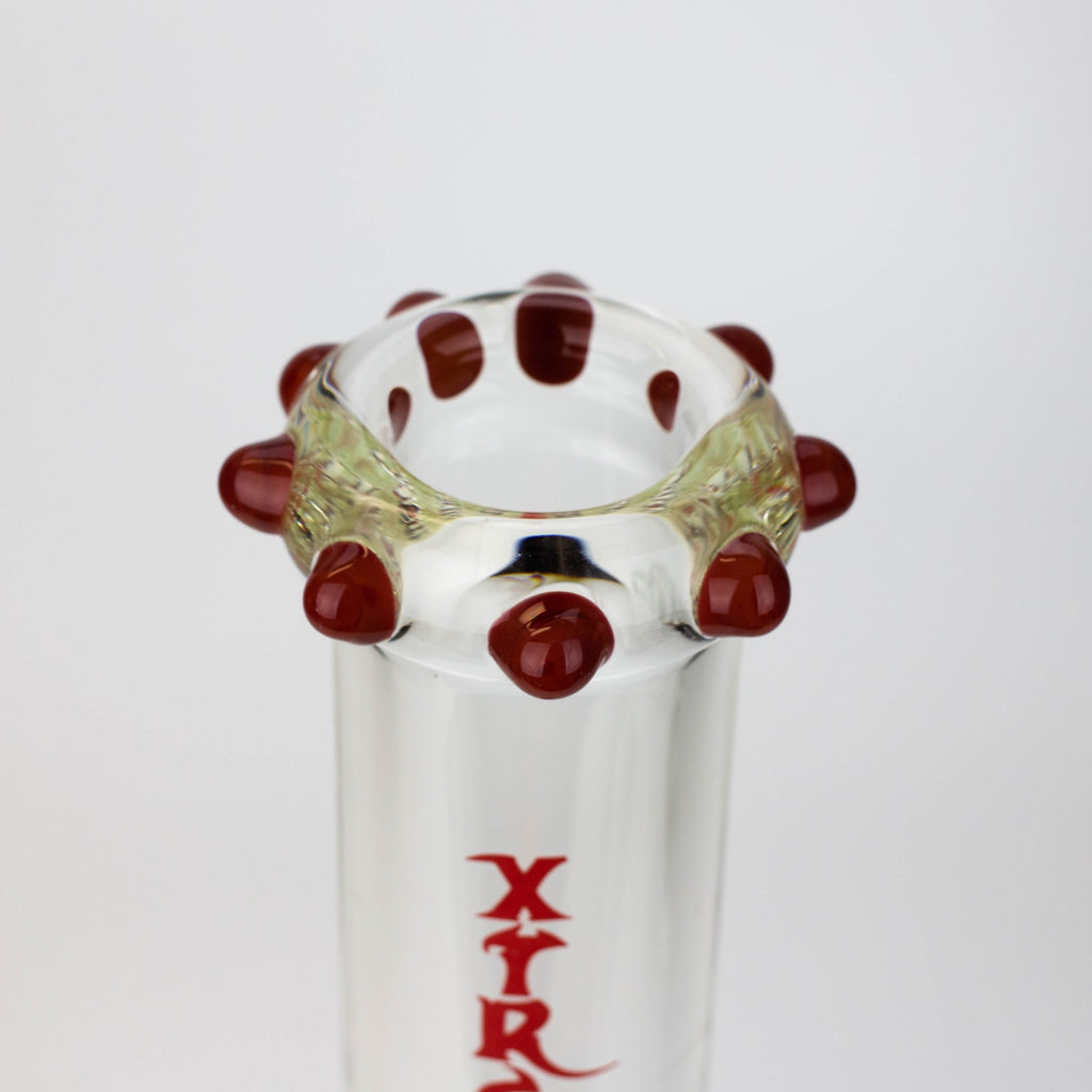 17.5" XTREME / 9 mm / curved tube glass water bong [XTR5002]