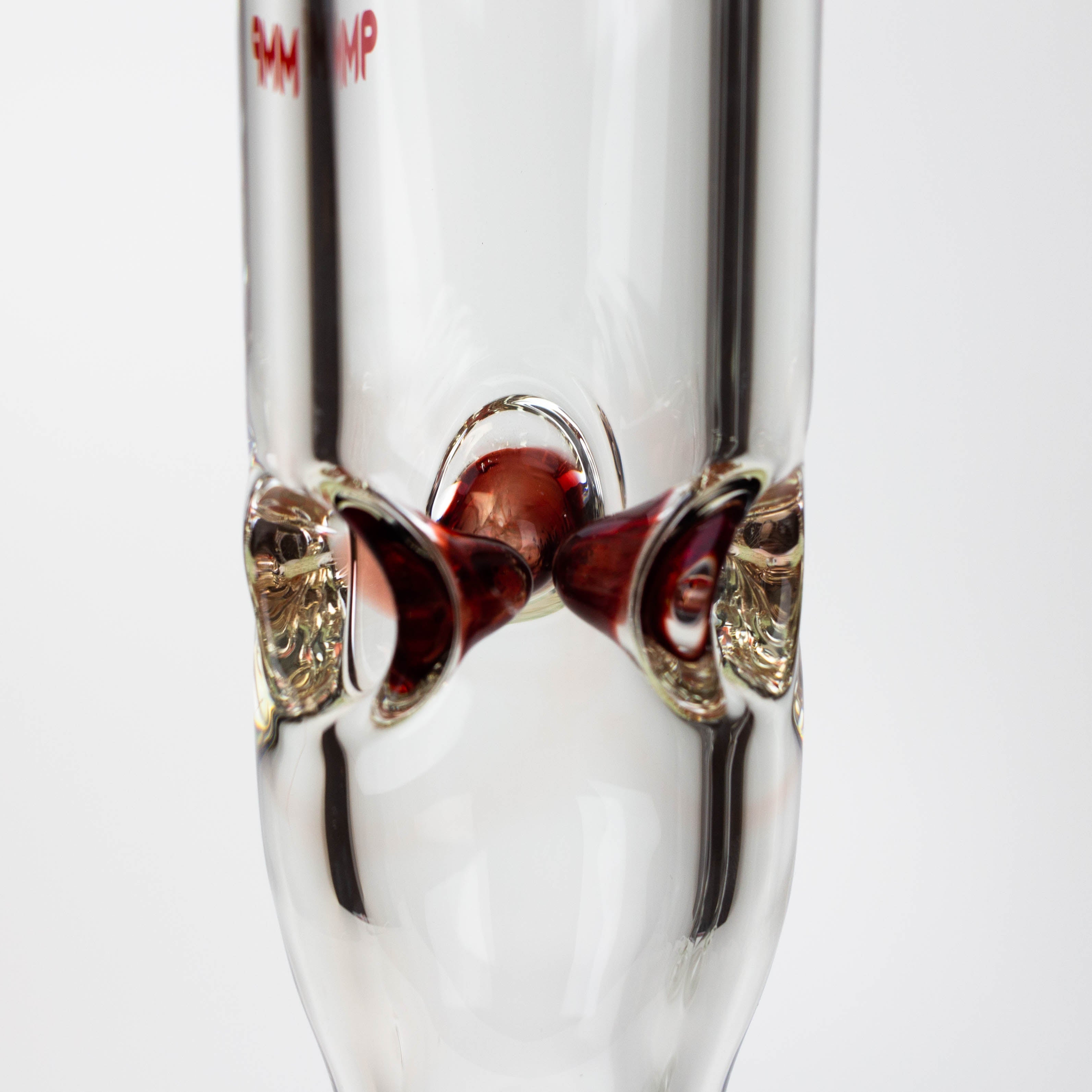 17.5" XTREME / 9 mm / curved tube glass water bong [XTR5002]