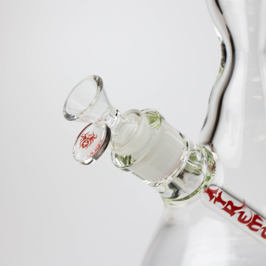 17.5" XTREME / 9 mm / curved tube glass water bong [XTR5002]