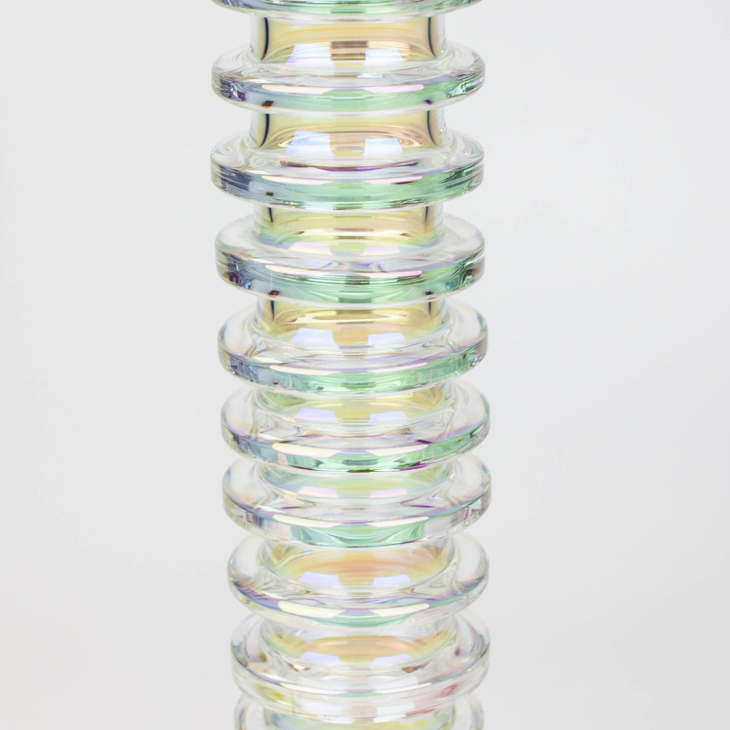17" XTREME / 7 mm / Rock & Roll Electroplated Tube glass water bong [XTR5006]