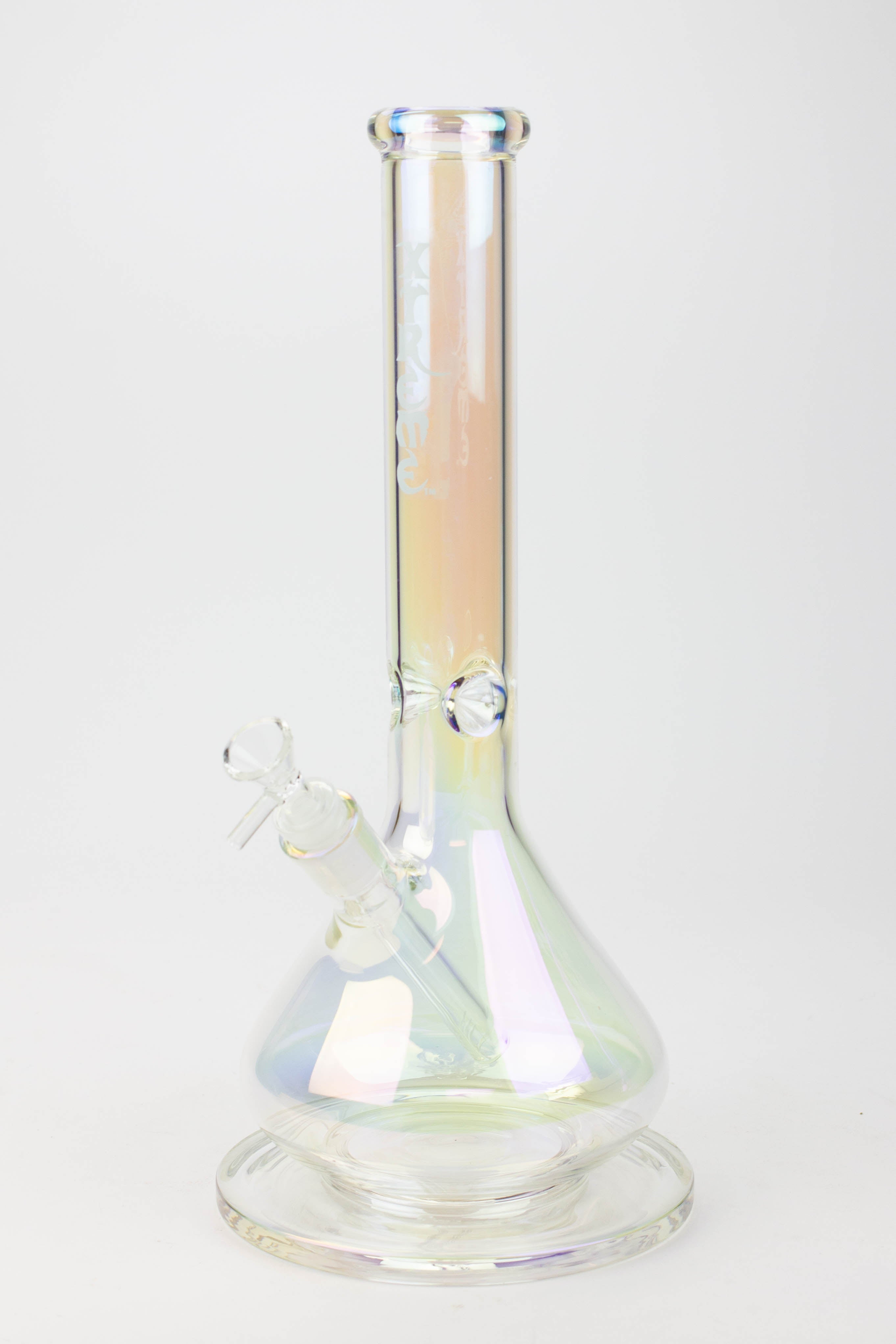 16" XTREME / 7 mm / wide base Electroplated glass Bong [XTR5007]