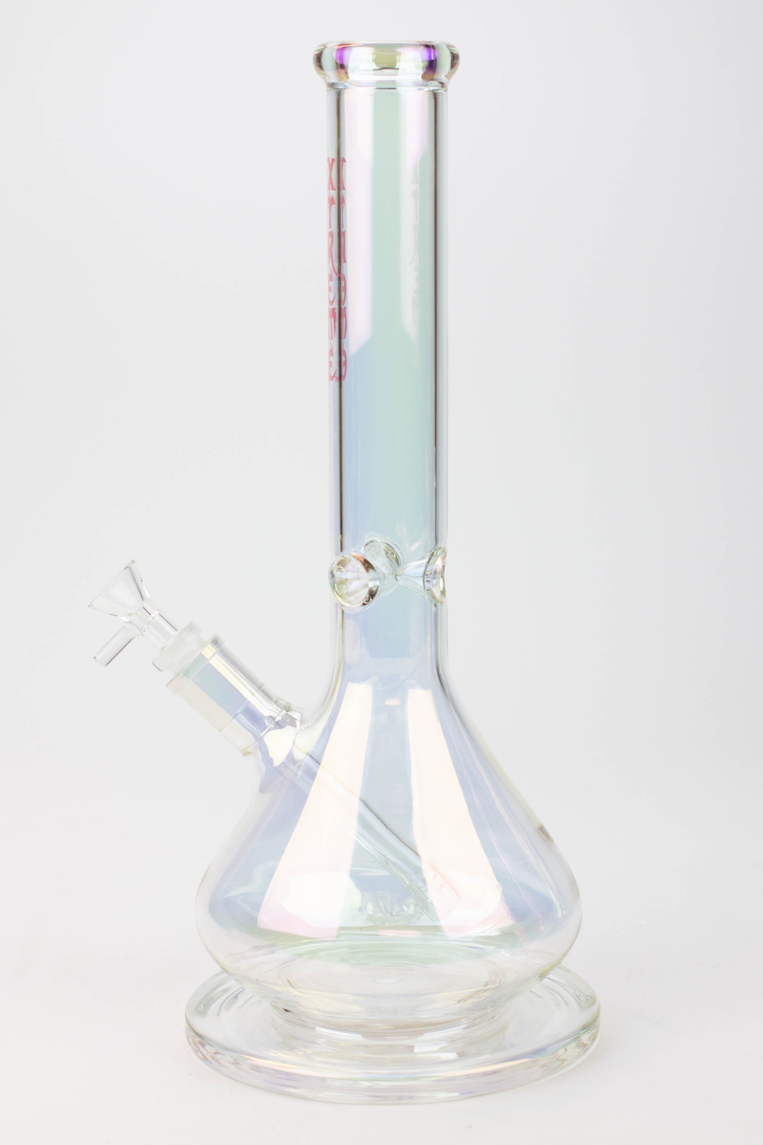 16" XTREME / 7 mm / wide base Electroplated glass Bong [XTR5007]