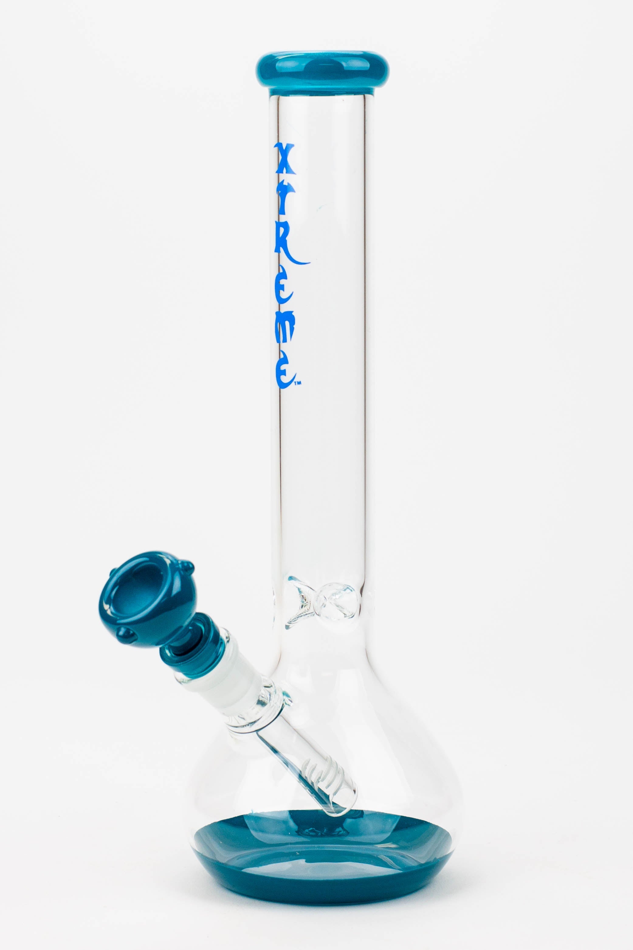 12" XTREME Round base Glass Bong [XTR5008]