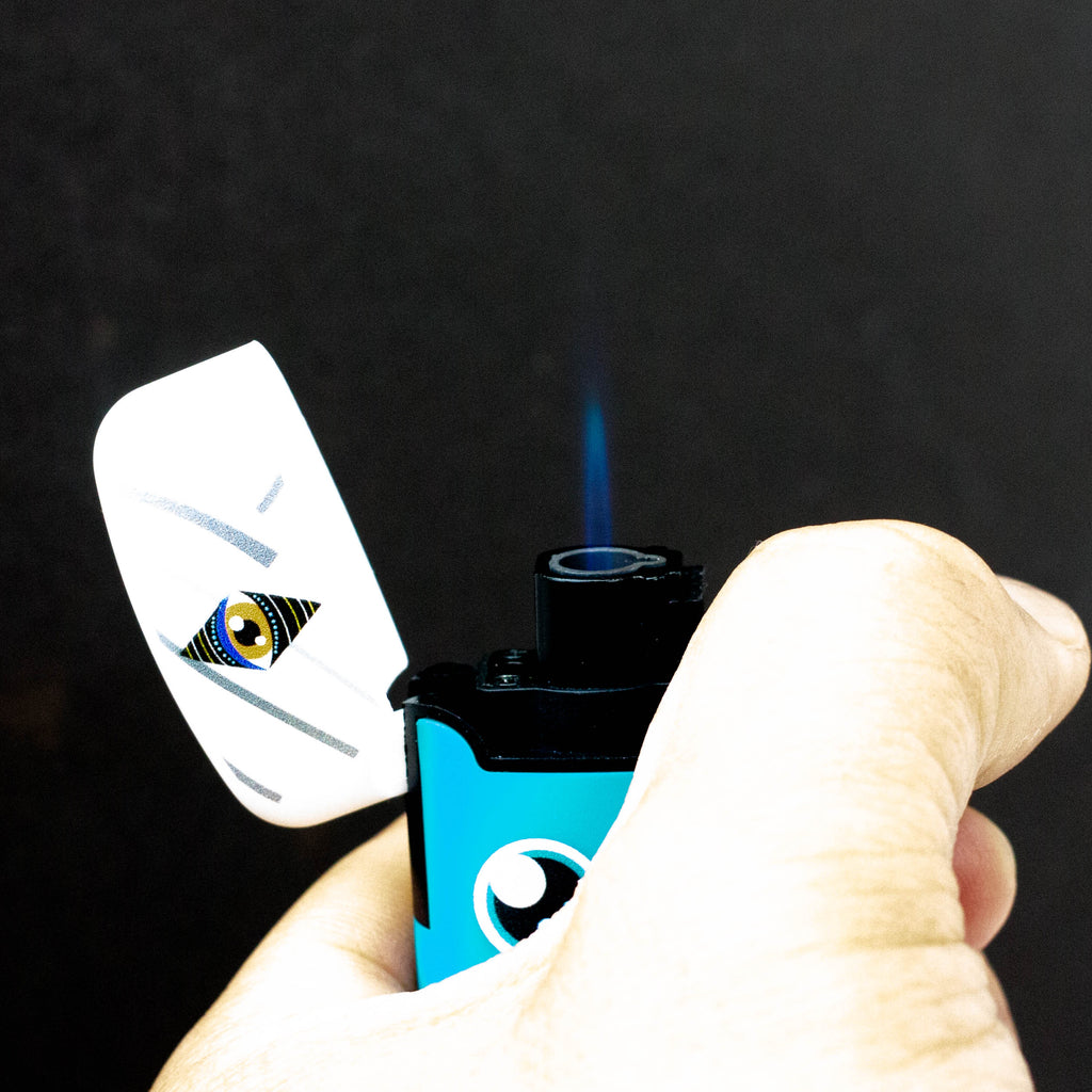 ZENGAZ® Mega Jet Single flame Torch lighter Display of 48