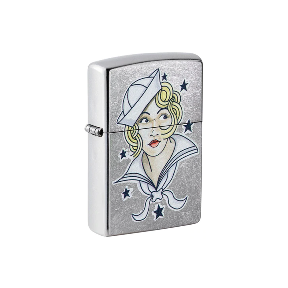 Zippo 49789 Sailor Girl Tattoo Design