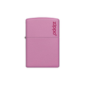 Zippo 238ZL Pink Matte with Zippo logo